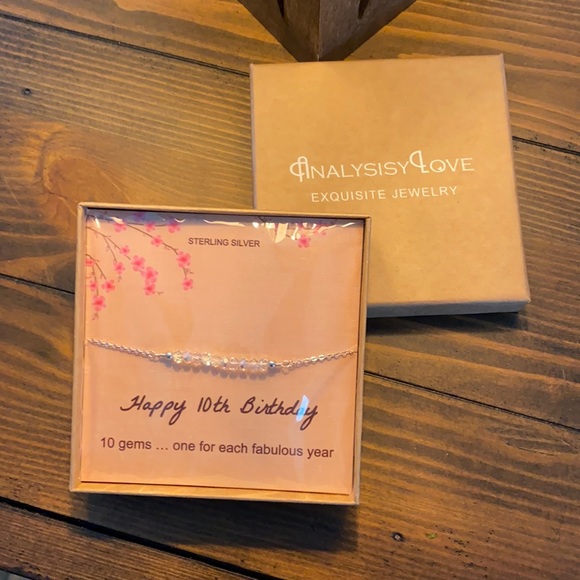 10th Birthday Milestone Gift Bracelet - Picture 1 of 4